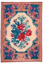 Rose kelim old