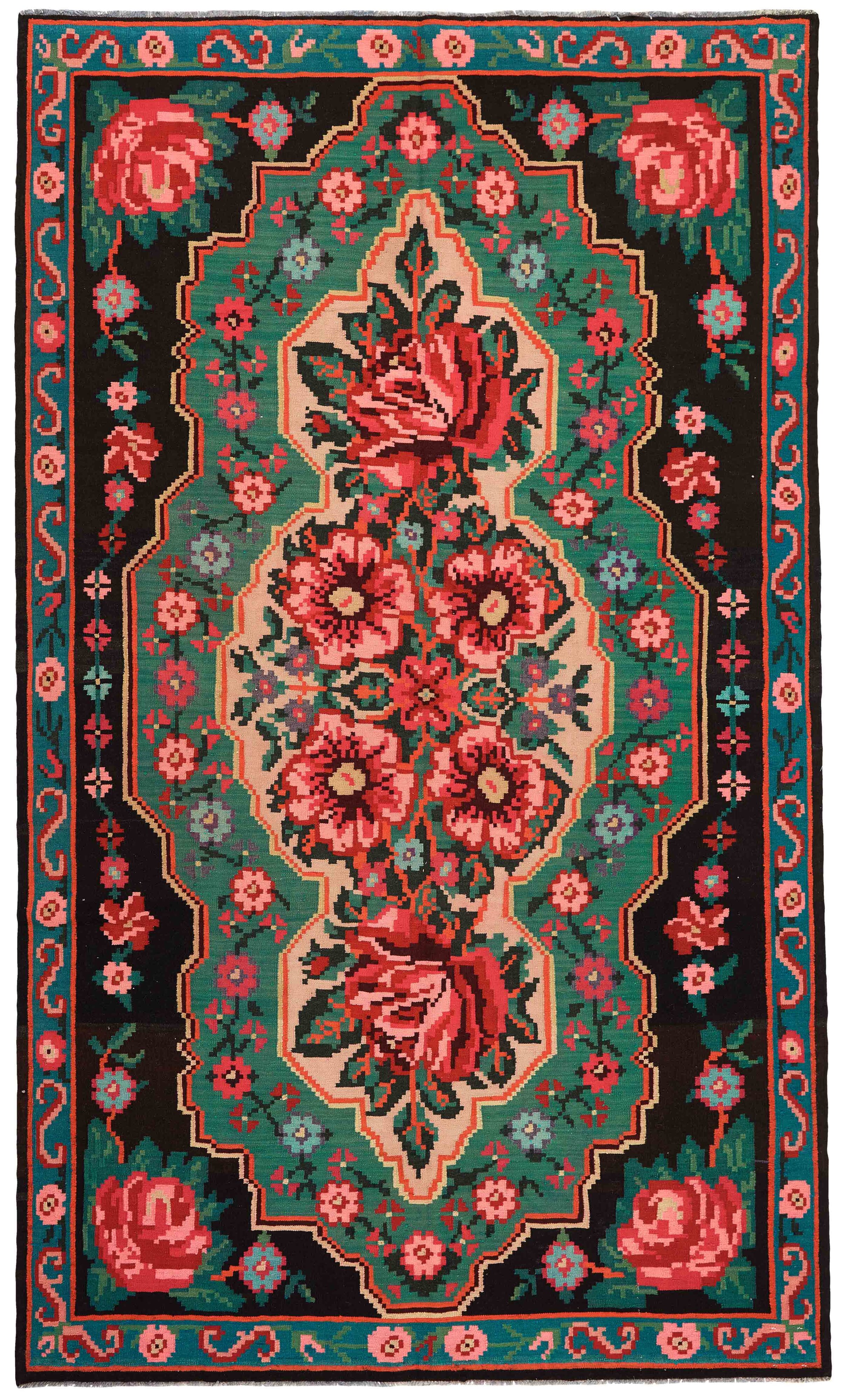 Rose kelim old Rose kelim old