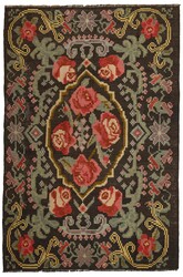Rose kelim old